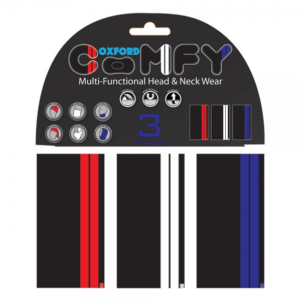 Oxford Oxford Comfy Double Stripe 3-Pack